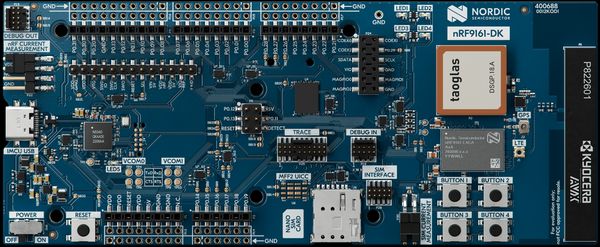 LTE-M、NB-IoT、GNSS、DECT NR+向けセルラーIoT開発キット