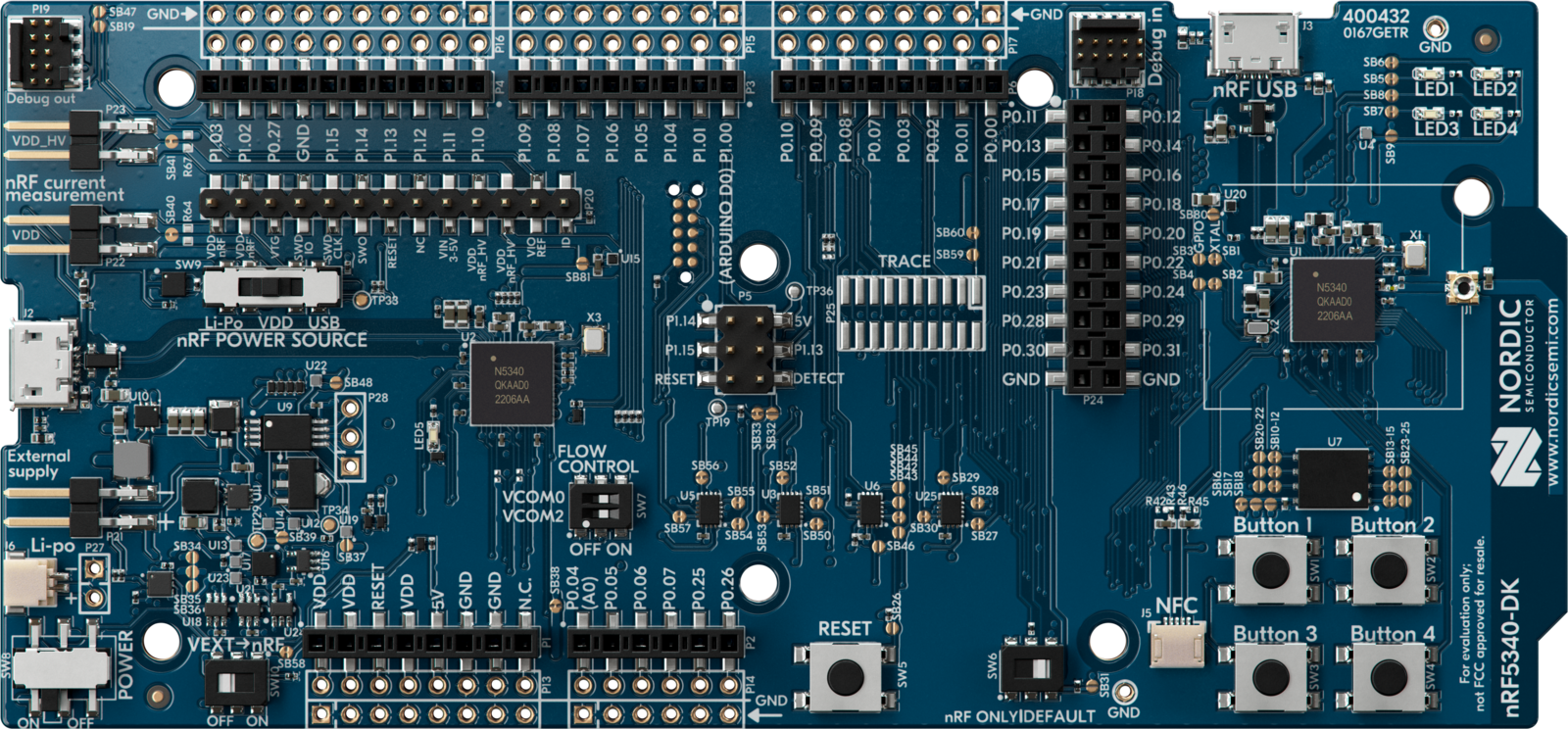 nRF5340 DK - Nordic Semiconductor