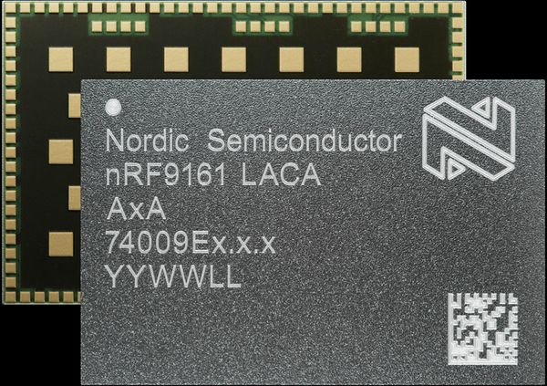 LTE-M/NB-IoTモデム、NR+モデム、GNSSを内蔵した低消費電力SiP